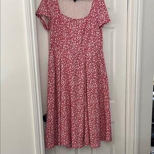 Pink and white torrid Scoop-Neck Women's Dress